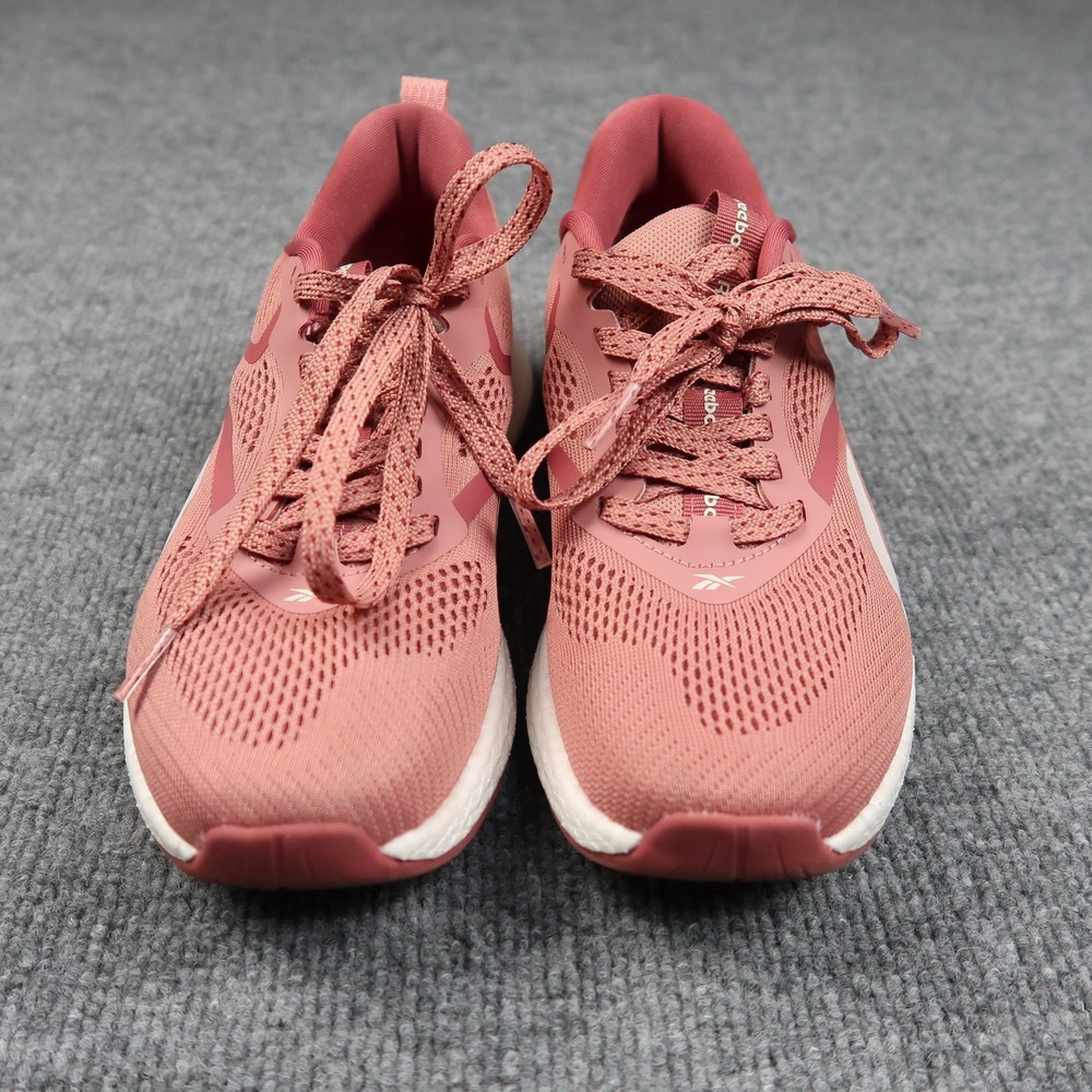 Reebok Shoes Womens Size 7 Pink White Lightweight Athletic Running Sneakers Mesh